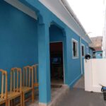 Pintura de fachada de casa depois de pintar