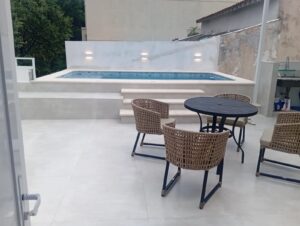Construção de Piscina e Terraço - Obra Gávea